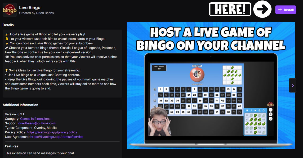 Chats de bingo en vivo